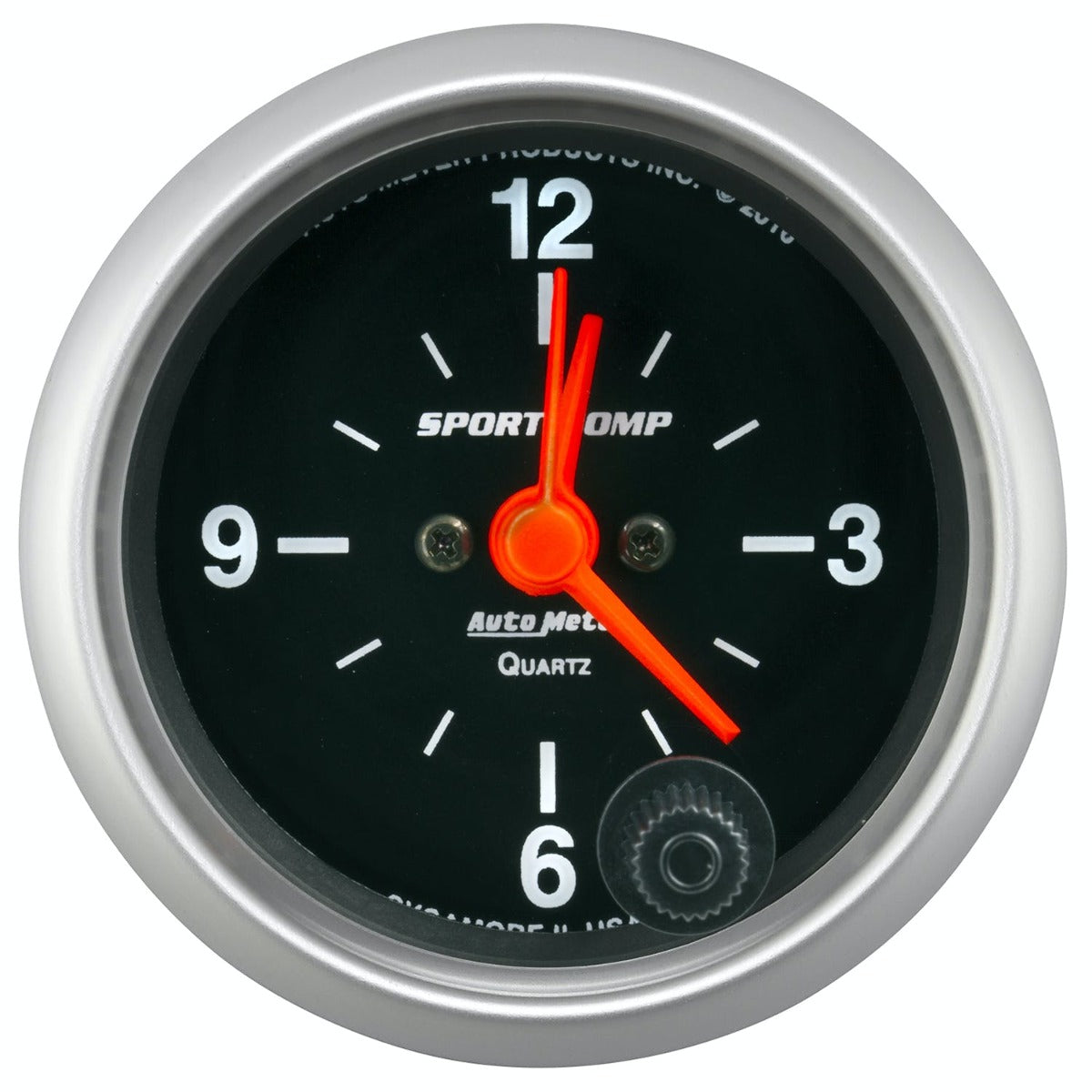 AutoMeter Products 3385 Sport-Comp Clock, 2 1/16, 12hr, Analog