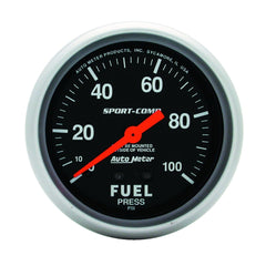 AutoMeter Products 3412 Fuel Press 0-100 PSI