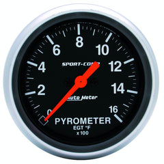 AutoMeter Products 3544 E.G.T. Kit 0-1600 F