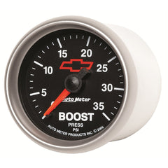 AutoMeter Products 3604-00406 2-1/16 Boost 0-35 PSI Mech, GM Red Bowtie