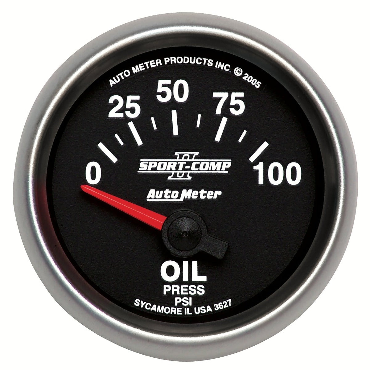 AutoMeter Products 3627 Oil Press 0-100 PSI (Ss)