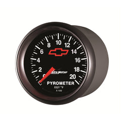 AutoMeter Products 3645-00406 2-1/16 Pyrometer Kit 0 - 2000F Full Sweep Elec, GM Red Bowtie