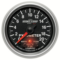 AutoMeter Products 3647 2-1/16in Pyrometer Kit, 0-2000F, FSE