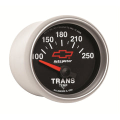 AutoMeter Products 3649-00406 2-1/16 Trans Temp 100 250 F Short Sweep Elec, GM Red Bowtie