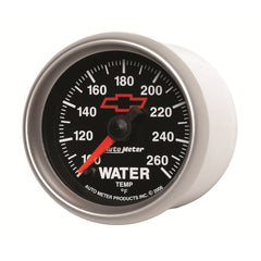 AutoMeter Products 3655-00406 2-1/16 Water Temp 100 260 F Full Sweep Elec, GM Red Bowtie