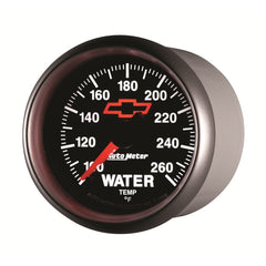 AutoMeter Products 3655-00406 2-1/16 Water Temp 100 260 F Full Sweep Elec, GM Red Bowtie