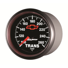AutoMeter Products 3657-00406 2-1/16 Trans Temp 100 260 F Full Sweep Elec, GM Red Bowtie