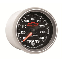 AutoMeter Products 3657-00406 2-1/16 Trans Temp 100 260 F Full Sweep Elec, GM Red Bowtie