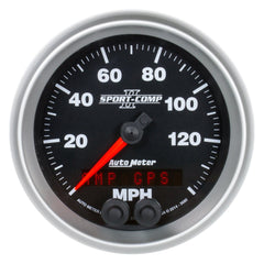 AutoMeter Products 3680 Gauge; Speedometer; 3 3/8in.; 140mph; GPS; Sport-Comp II