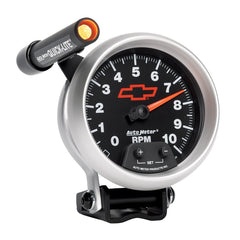 AutoMeter Products 3690-00406 3-3/8 Tach 10k Rpm Shift Lite, GM Red Bowtie