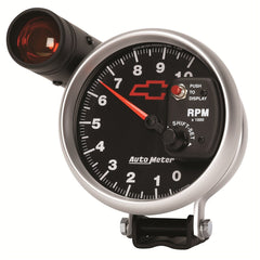 AutoMeter Products 3699-00406 GAUGE; TACHOMETER; 5in.; 10K RPM; PEDESTAL W/EXT. SHIFT-LITE; GM BOWTIE BLACK