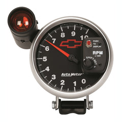 AutoMeter Products 3699-00406 GAUGE; TACHOMETER; 5in.; 10K RPM; PEDESTAL W/EXT. SHIFT-LITE; GM BOWTIE BLACK