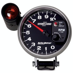 AutoMeter Products 3699 GAUGE; TACHOMETER; 5in.; 10K RPM; PEDESTAL W/EXT. SHIFT-LITE; SPORT-COMP II