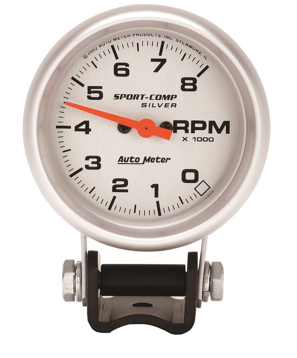 AutoMeter Products 3707 Gauge; Tachometer; 2 5/8in.; 8k RPM; Pedestal; Ultra-Lite