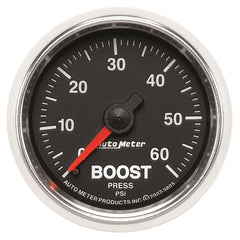 AutoMeter Products 3805 2-1/16in Boost, 0-60 PSI Mechanical GS