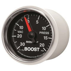 AutoMeter Products 3807 2-1/16in Boost-VAC 30 IN HG/20 PSI Mechanical GS