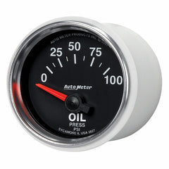 AutoMeter Products 3827 2-1/16in Oil Pressure 0-100 PSI SSE GS