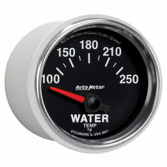 AutoMeter Products 3837 Gauge; Water Temp; 2 1/16in.; 100-250? F; Electric; GS
