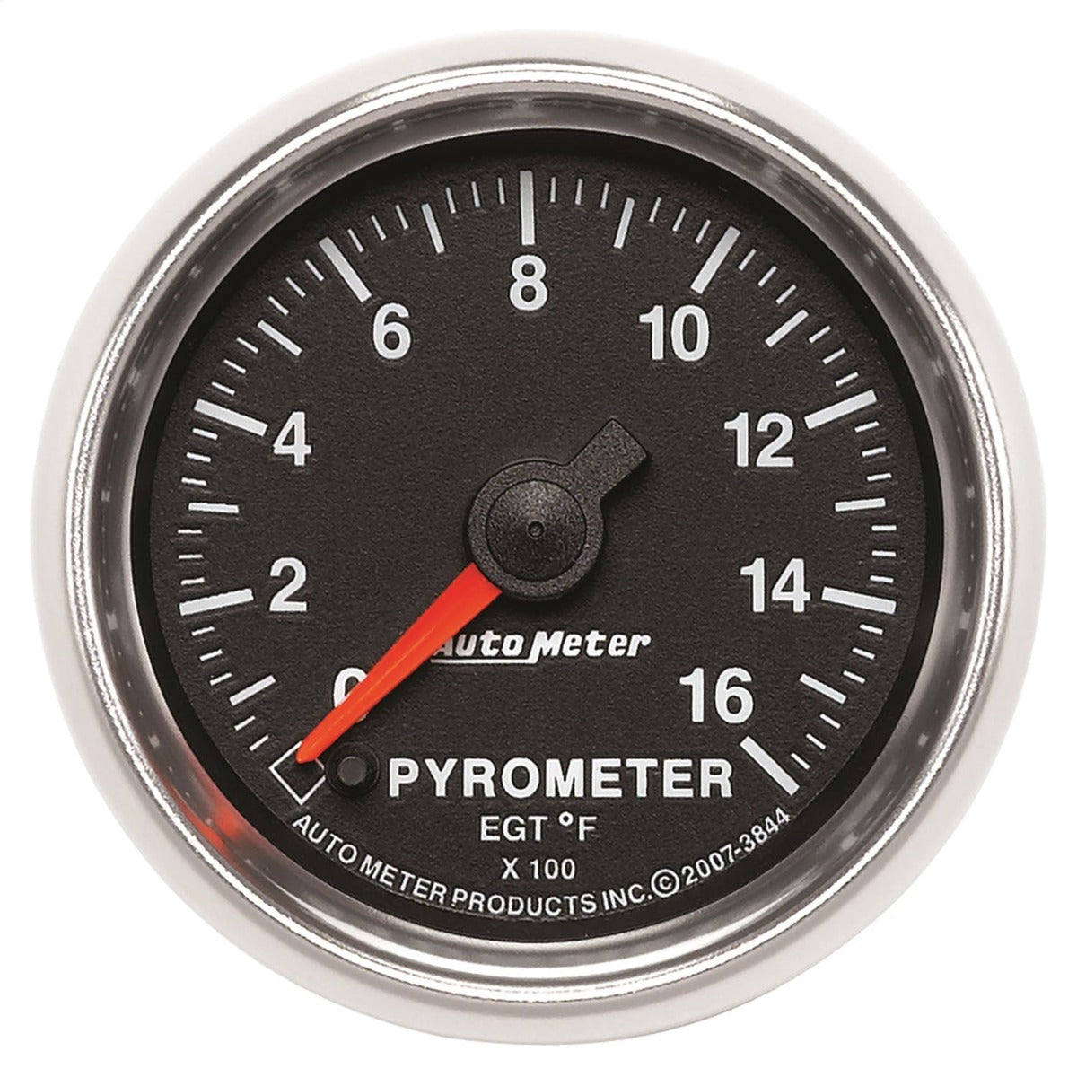 AutoMeter Products 3844 Gauge; Pyrometer (EGT); 2 1/16in.; 1600? F; Digital Stepper Motor; GS