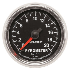 AutoMeter Products 3845 Gauge; Pyrometer (EGT); 2 1/16in.; 2000? F; Digital Stepper Motor; GS