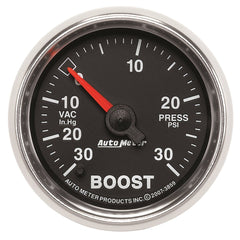 AutoMeter Products 3859 2-1/16in Boost-Vac 30 IN HG/30 PSI FSE GS