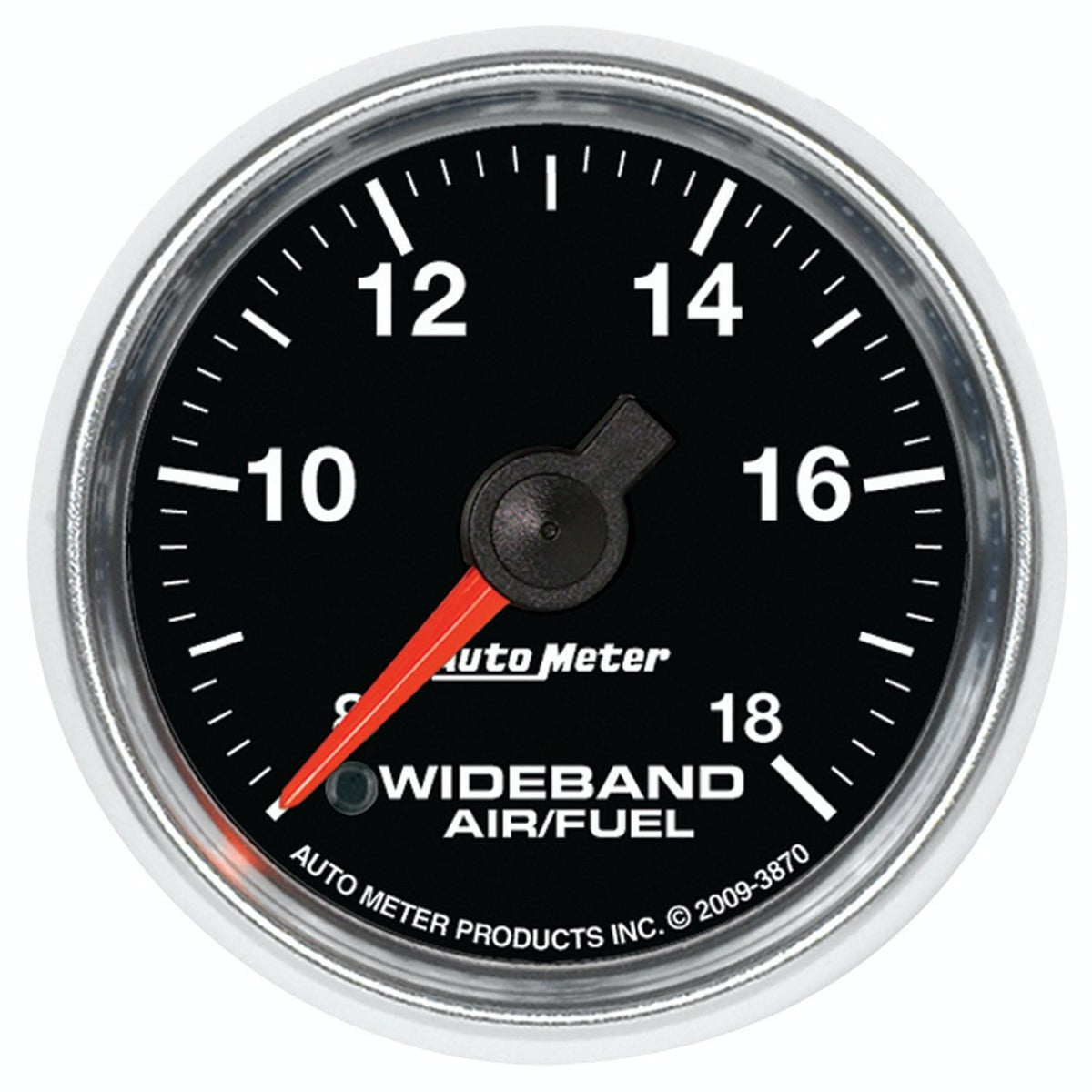 AutoMeter Products 3870 GAUGE; AIR/FUEL RATIO-WIDEBAND; ANALOG; 2 1/16in.; 8:1-18:1; STEPPER MOTOR; GS