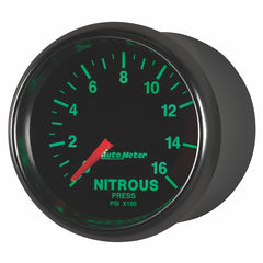 AutoMeter Products 3874 Gauge; Nitrous Pressure; 2 1/16in.; 1600psi; Digital Stepper Motor; GS