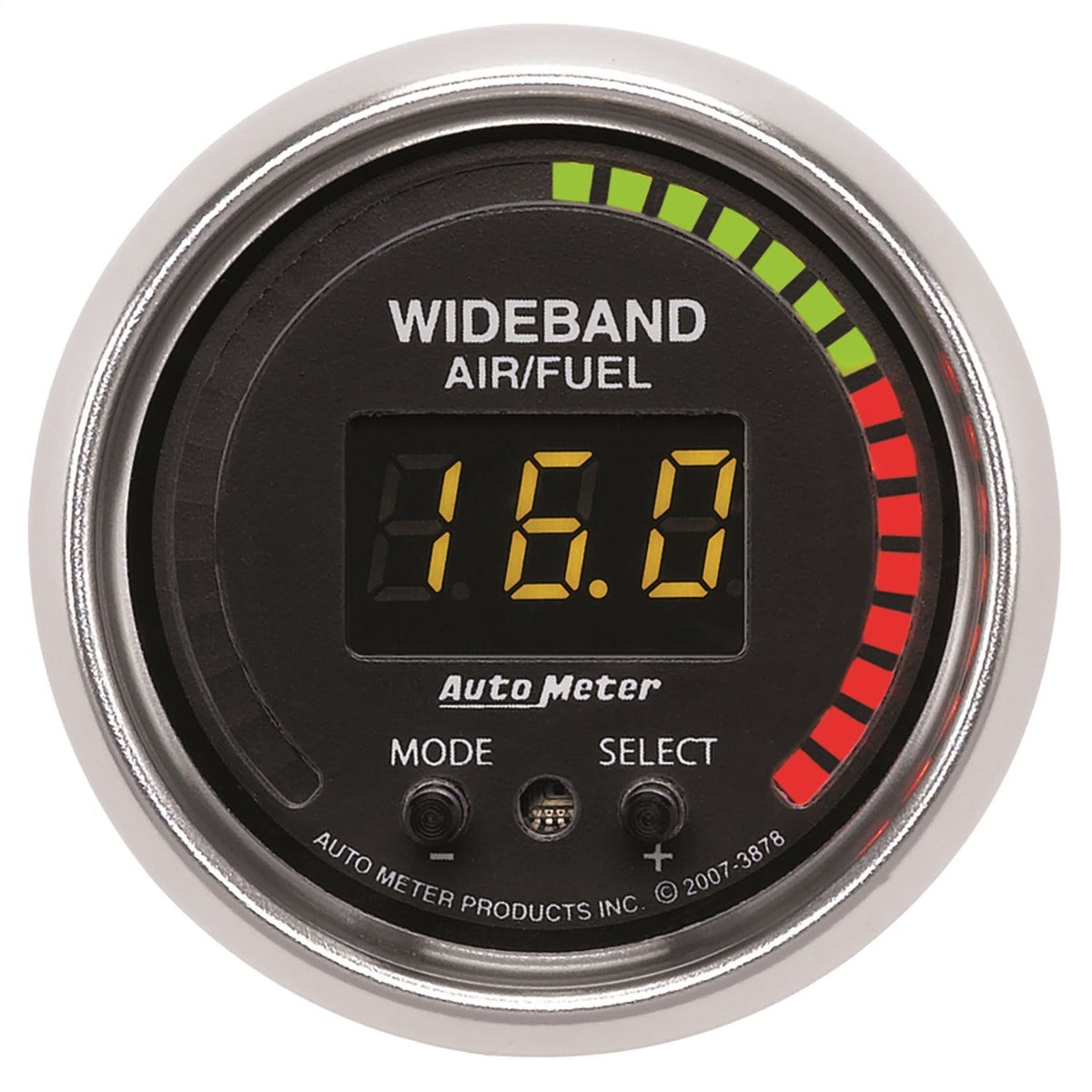 AutoMeter Products 3878 2-1/16in Wideband A/F with Sendor FSE GS
