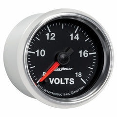 AutoMeter Products 3891 2-1/16in Voltmeter 8-18V FSE GS