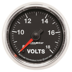 AutoMeter Products 3891 2-1/16in Voltmeter 8-18V FSE GS