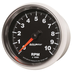 AutoMeter Products 3897 Gauge; Tachometer; 3 3/8in.; 10k RPM; In-Dash; GS