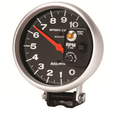 AutoMeter Products 3903 Gauge; Tachometer; 5in.; 10k RPM; Pedestal w/int. Shift-Lite; Sport-Comp