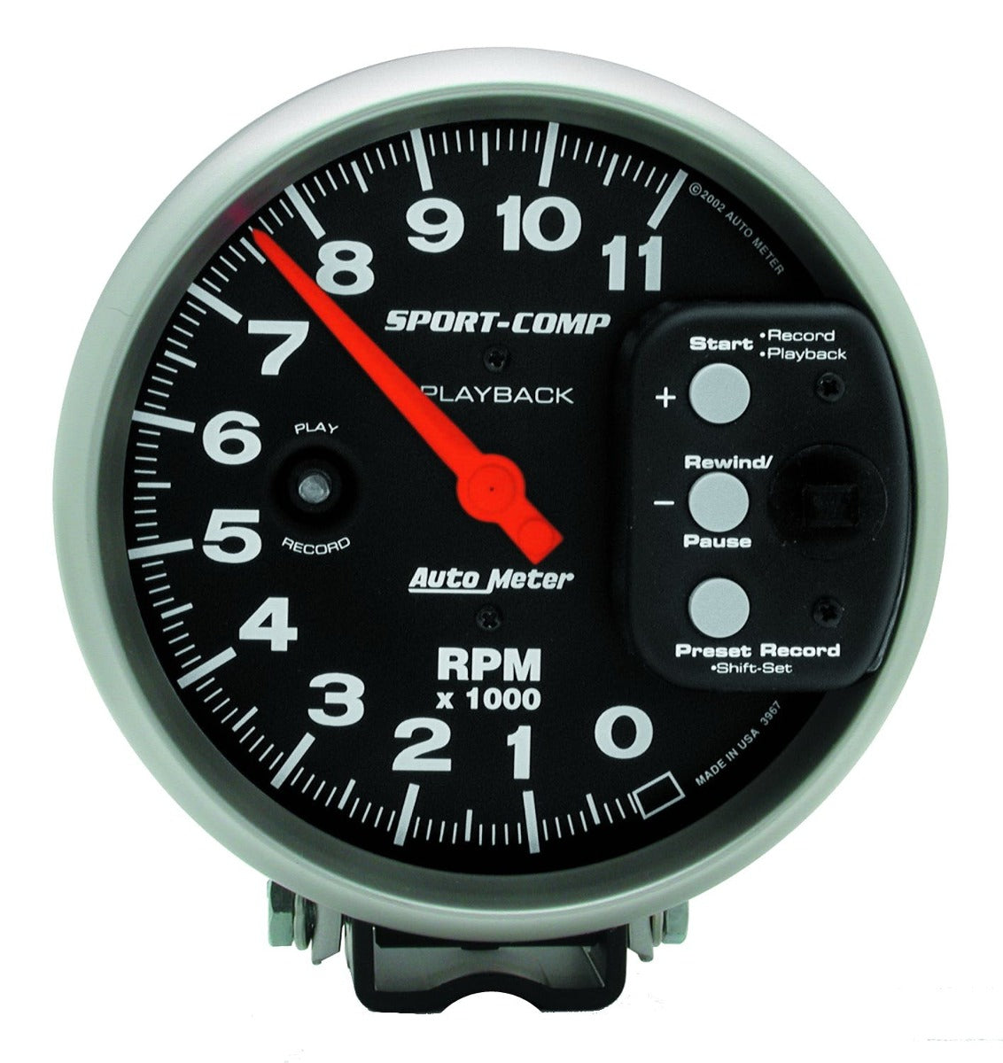 AutoMeter Products 3967 Tach Playback 11 000 Rpm