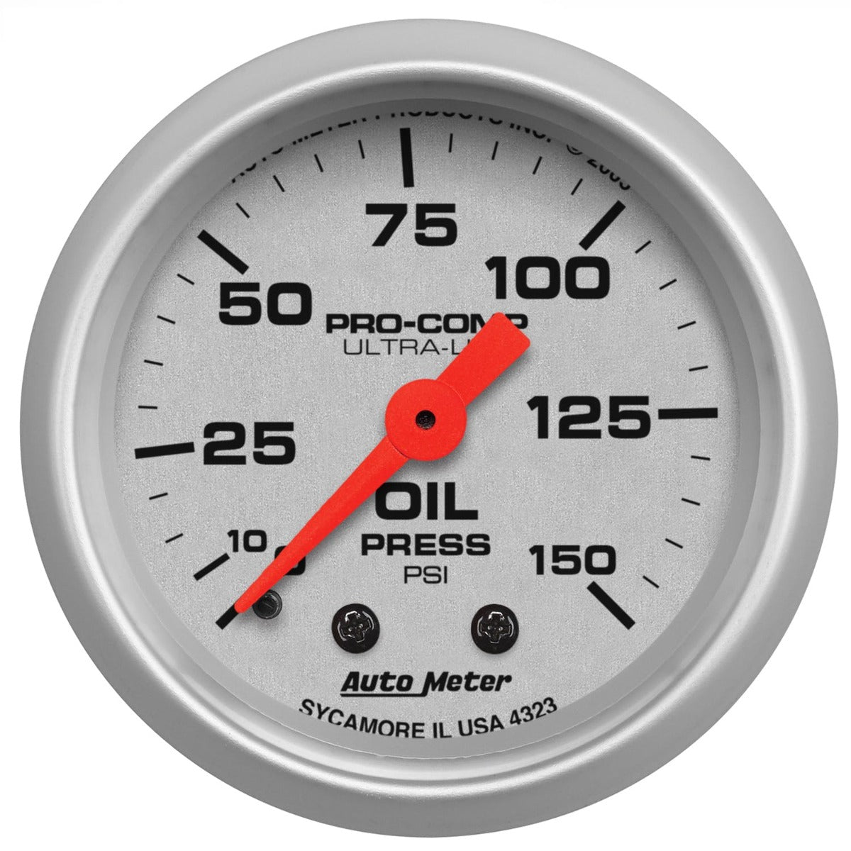 AutoMeter Products 4323 Oil Press 0-150 PSI