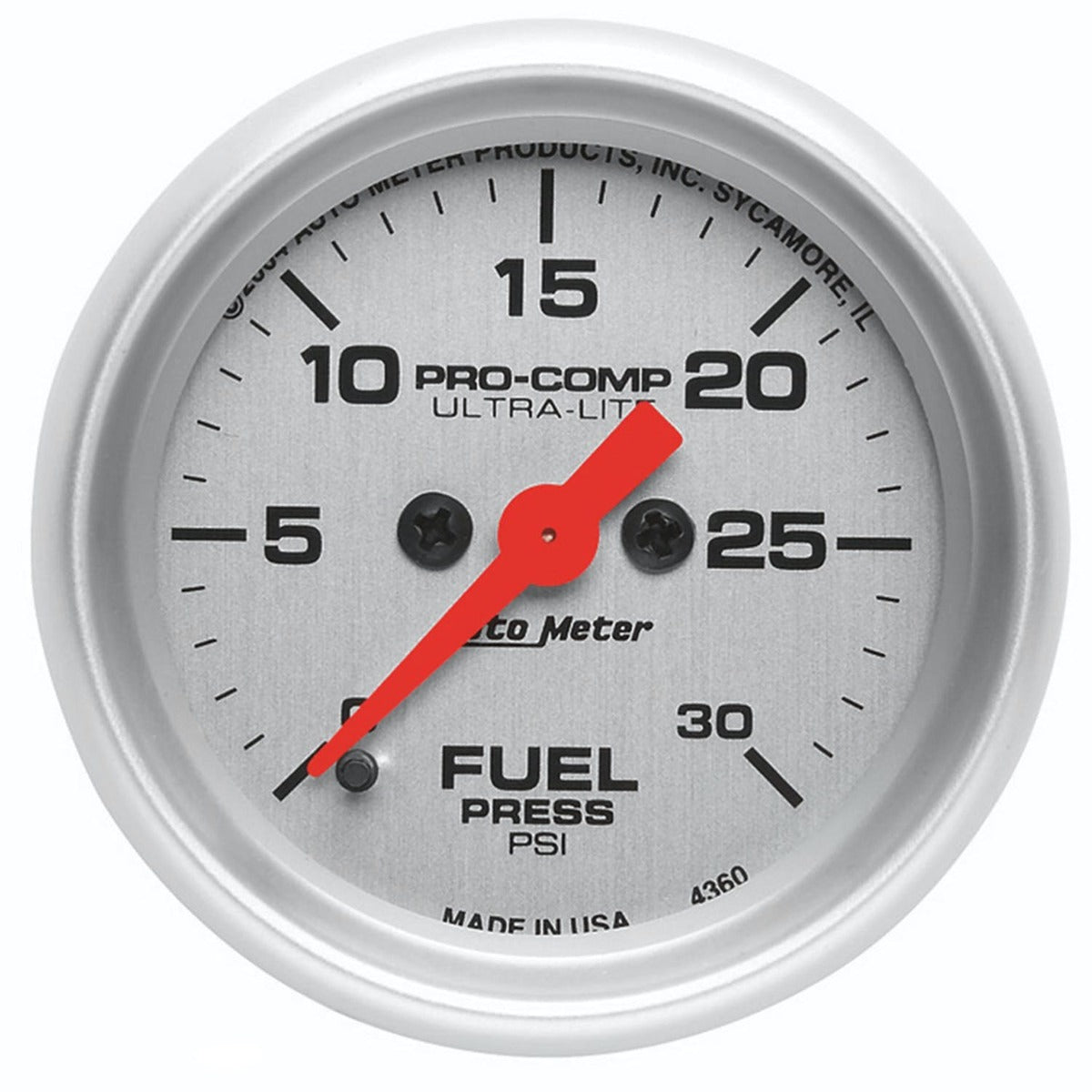 AutoMeter Products 4360 Fuel Press 30 PSI