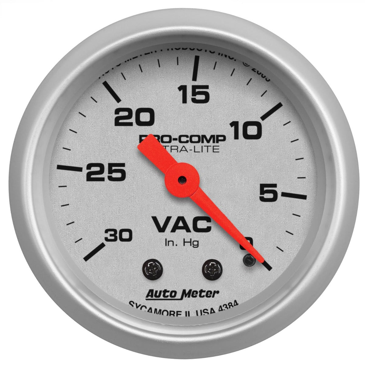AutoMeter Products 4384 Vacuum 30 In. Hg