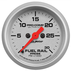 AutoMeter Products 4386 2-1/16 Fuel Rail Pressure Gauge - 0 to 30,000 psi
