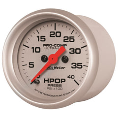AutoMeter Products 4396 Gauge; High Press Oil Pump; 2 1/16in.; 4kpsi; Digital Stepper Motor; Ultra-Lite