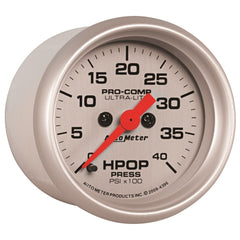 AutoMeter Products 4396 Gauge; High Press Oil Pump; 2 1/16in.; 4kpsi; Digital Stepper Motor; Ultra-Lite