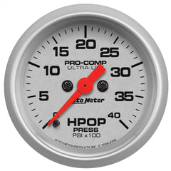 AutoMeter Products 4396 Gauge; High Press Oil Pump; 2 1/16in.; 4kpsi; Digital Stepper Motor; Ultra-Lite