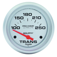 AutoMeter Products 4457 Gauge; Transmission Temp; 2 5/8in.; 100-250? F; Electric; Ultra-Lite