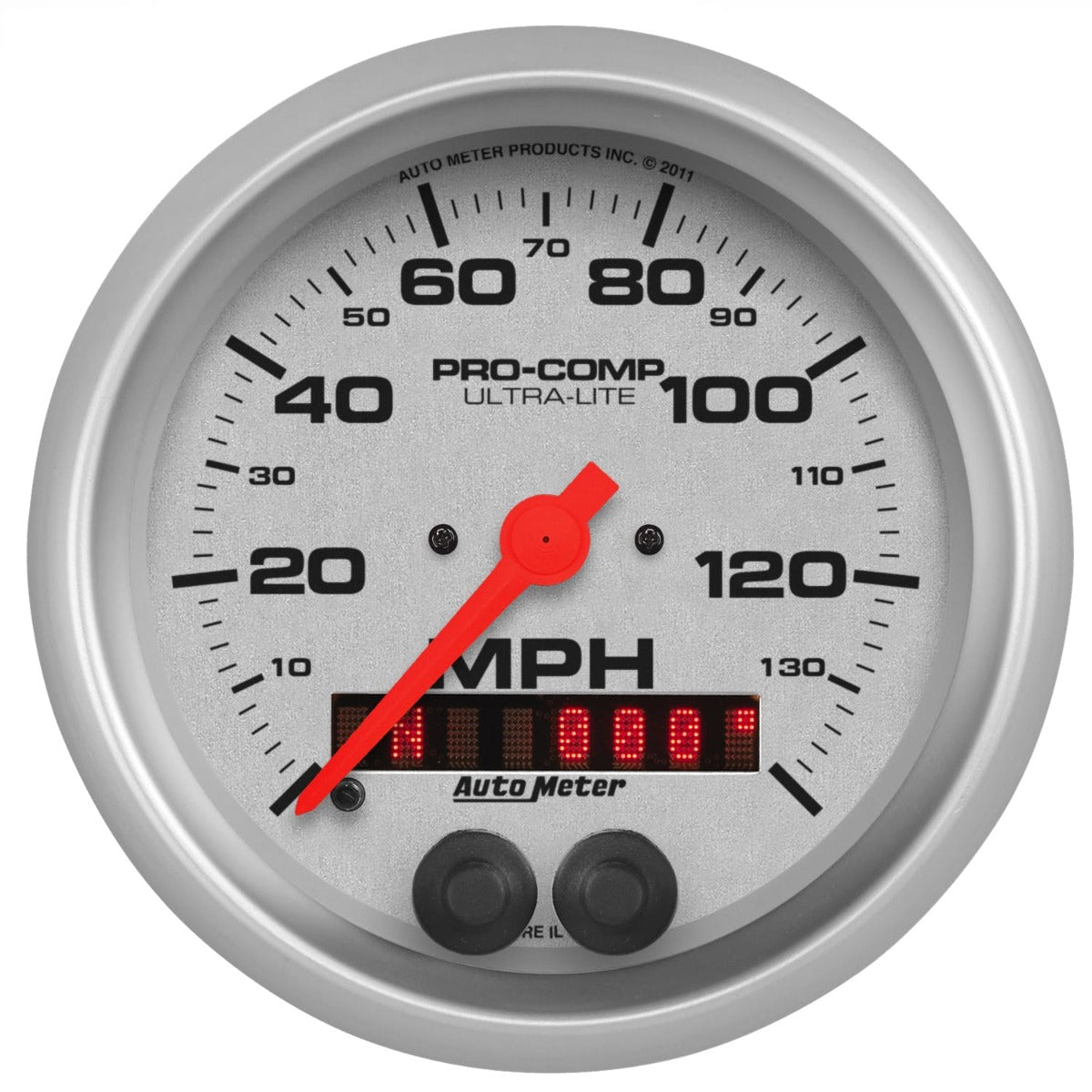 AutoMeter Products 4480 3-3/8 GPS Speedometer, 140MPH, Ultra-Lite