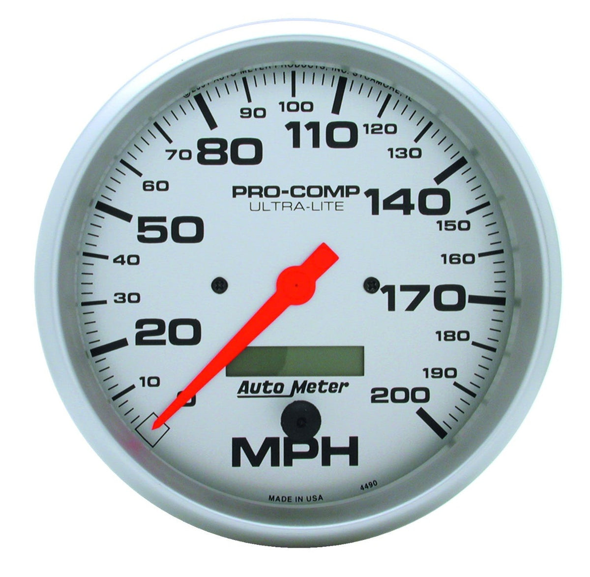 AutoMeter Products 4490 Speedo 200 MPH LCD
