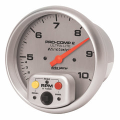 AutoMeter Products 4499 Tach Dual Range W/Memory 10 000 Rpm