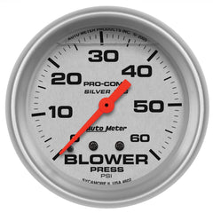 AutoMeter Products 4602 Blower Press 0-60 PSI LFG