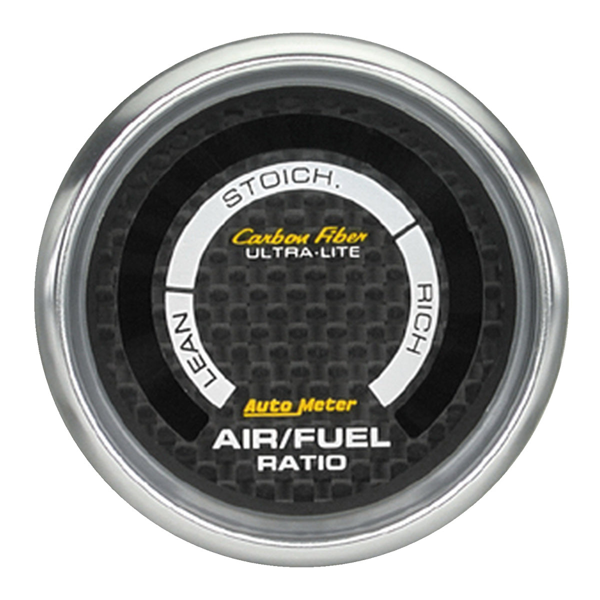 AutoMeter Products 2-1/16 in. NARROWBAND AIR/FUEL RATIO, LEAN-RICH, CARBON FIBER PN. 4775