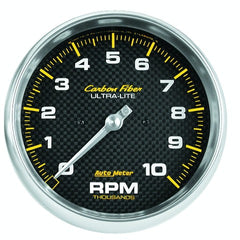 AutoMeter Products 4898 GAUGE; TACHOMETER; 5in.; 10K RPM; IN-DASH; CARBON FIBER
