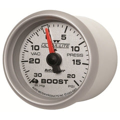 AutoMeter Products 4907 Boost/Vac 30in Hg/20 PSI Full Sweep