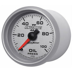 AutoMeter Products 4921 Gauge; Oil Pressure; 2 1/16in.; 100psi; Mechanical; Ultra-Lite II