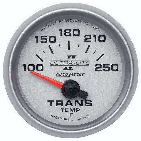 AutoMeter Products 4949 Gauge; Transmission Temp; 2 1/16in.; 100-250? F; Electric; Ultra-Lite II